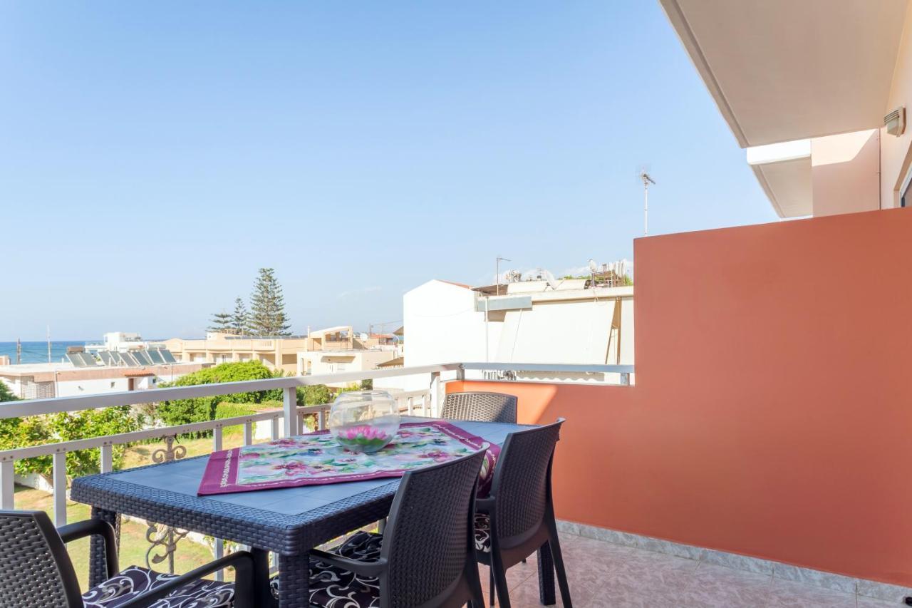 Christine Seaside Apartments In Chania Stalós Exterior foto
